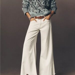 Anthropologie Pilcro The Ado midrise flair wide leg